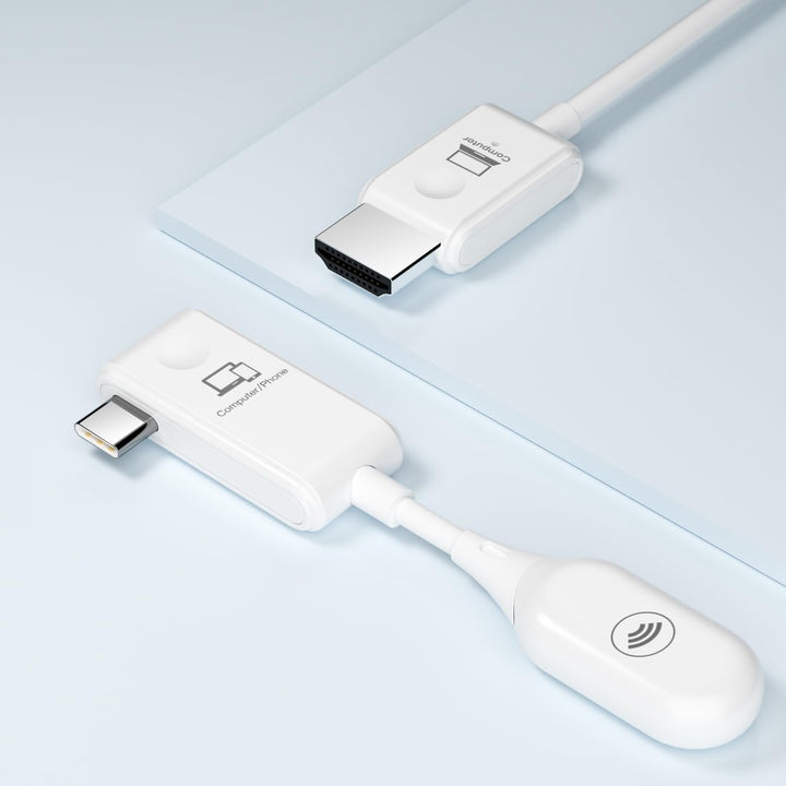 Nem skærmdeling med trådløs USB-C skærmdeler. Projektion af indhold til projektor eller TV problemfrit.