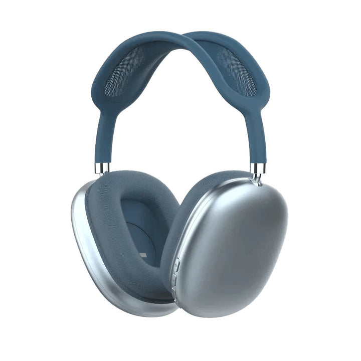 Sorte trådløse Bluetooth hovedtelefoner med effektiv støjreduktion. Perfekte til musik, rejser og pendling.