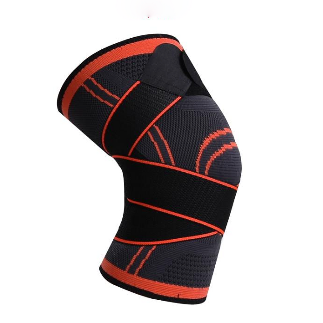 Unisex knæbandage med optimal kompression for sport og fritid. Ergonomisk design sikrer komfort og fleksibilitet.