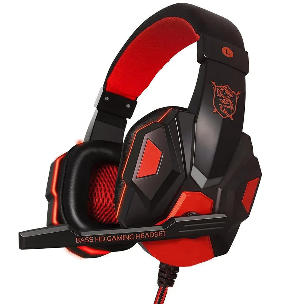 Unisex gaming headset med klar lyd, støjreducerende mikrofon og komfortabel pasform.