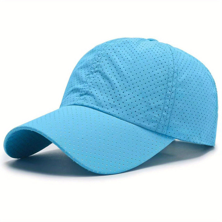 Letvægts sportskasket, unisex design, hurtigtørrende stof.
