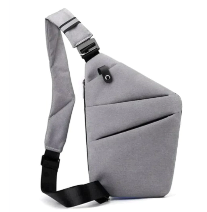 Elegant mini rejsetaske med tyverisikring, crossbody design for sikker og organiseret opbevaring på farten.