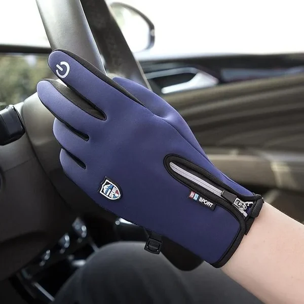 Vandtætte og vindtætte unisex vinterhandsker med touchscreen. Perfekte til sport i kulden.