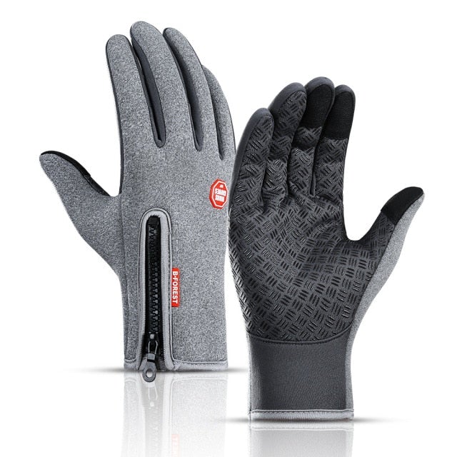 Unisex vintertermohandsker med skridsikker håndflade. Vandtætte, vindtætte & touchscreen funktion for sikkert greb.