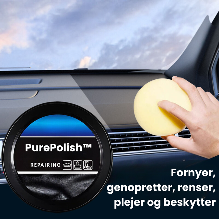 Universal læder & plast restaureringscreme til bilinteriør og møbler. Genskab glansen nemt.