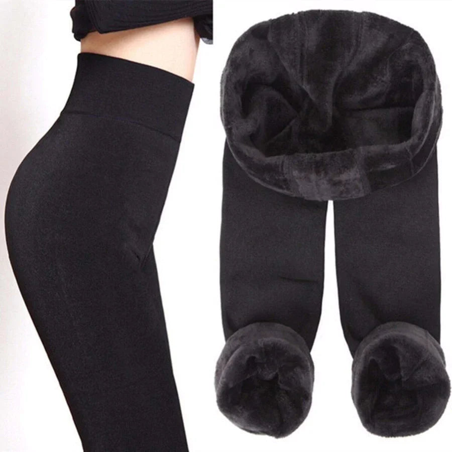 Vinter leggings til kvinder, varme og forede for ultimativ komfort og stil i koldt vejr.